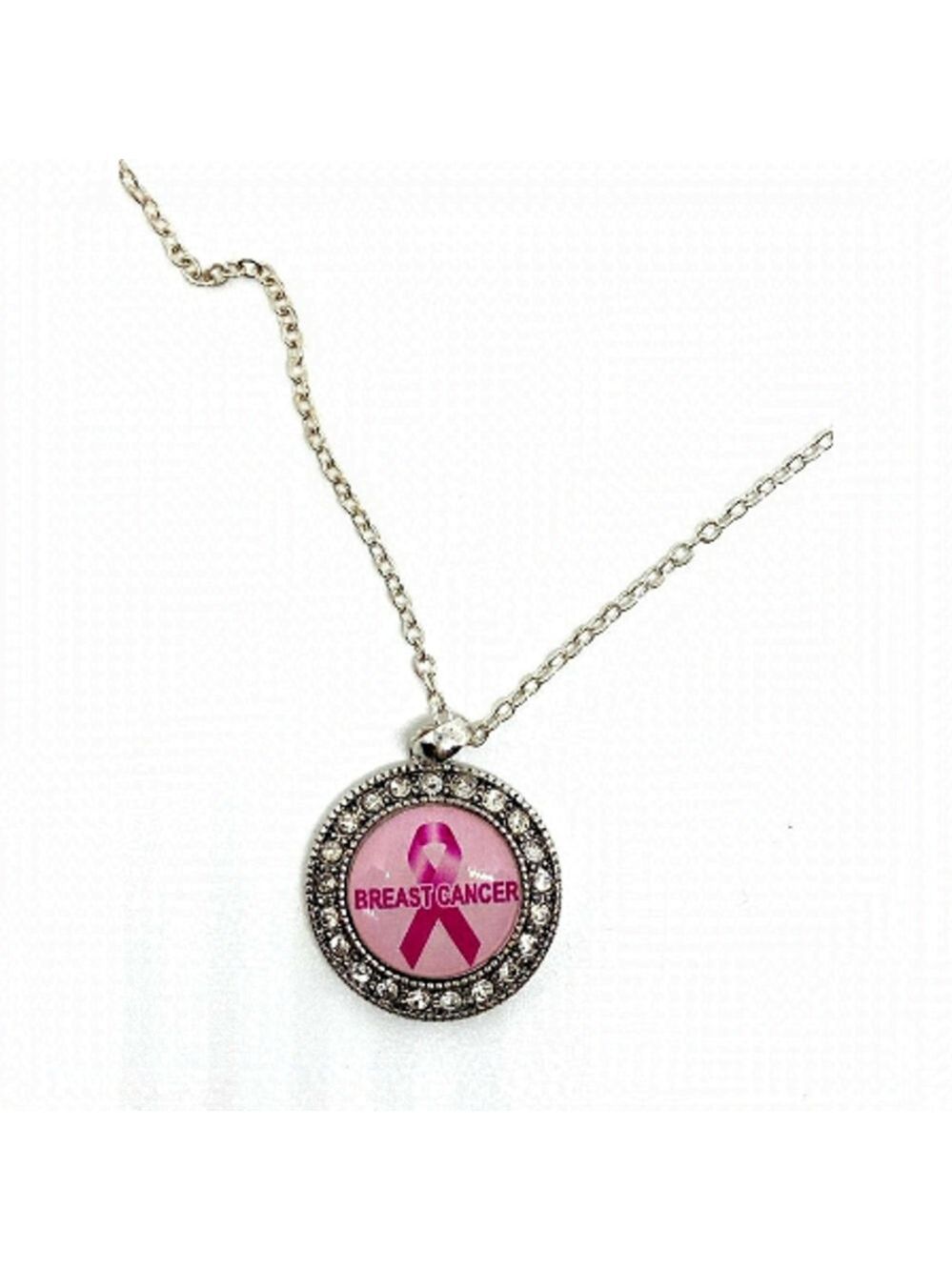 Breast Cancer Awareness Pendant Necklace